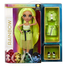 Load image into Gallery viewer, Rainbow High Karma Nichols – Neon Green Fashion Doll with 2 Doll Outfits to Mix &amp; Match and Doll Accessories, Great Gift for Kids 6-12 Years Old
