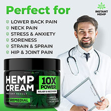 Load image into Gallery viewer, Instant Hеmp Раin Rеliеf Cream - Relieve Muscle, Joint &amp; Arthritis раin - Natural Hеmp Extract for Arthritis, Foot &amp; Back Раin - 2oz

