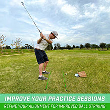 Load image into Gallery viewer, GoSports Golf Alignment Training Sticks 3 Pack - Golf Alignment Aid Practice Rods
