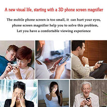Load image into Gallery viewer, Mobile Phone Screen Magnifier Amplifier,Anzhee 2020 Newest Design 8" Curved 3D HD Anti-Blue Light Adjustable Foldable Cell Phone Screen Enlarger Compatible for iPhone Samsung &amp; All Smart-Phone Video
