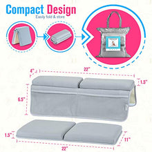 Load image into Gallery viewer, Elis &amp; Alis Bath Kneeler with Elbow Rest Pad, Baby Bath Kneeling Set, Knee and Elbow Cushioned Support, Water Resistant Fabric, Mesh Pocket for Infant Toys &amp; Bathing Accessories
