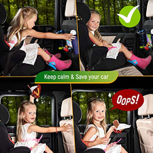 Load image into Gallery viewer, Car Seat Protector + Rear Seat Organizer For Kids - Waterproof &amp; Stain Resistant Protective Backseat Kick Mat W/Storage Pockets &amp; Tablet Holder - Baby Travel Kickmat &amp; Front/Back Seat Cover Set
