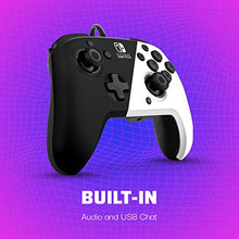 Load image into Gallery viewer, PDP Gaming Faceoff Deluxe+ Wired Switch Pro Controller - Officially Licensed by Nintendo - OLED Model- Black/White - Nintendo Switch
