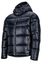 Load image into Gallery viewer, Marmot Men's Stockholm Down Puffer Jacket, Fill Power 700, Jet Black, Medium
