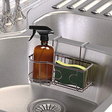 Load image into Gallery viewer, SimpleHouseware Kitchen Sink Caddy Organizer for Brush Sponge Holder, Bronze
