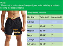 Load image into Gallery viewer, Neleus Men's 2 in 1 Running Shorts with Liner,Dry Fit Workout Shorts with Pockets,6070,2 Pack,Black/Navy Blue,US XL,EU 2XL
