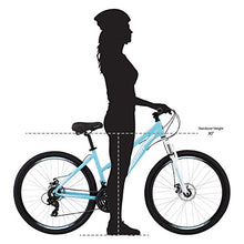 Load image into Gallery viewer, Schwinn GTX 2.0 Comfort Adult Hybrid Bike, Dual Sport Bicycle, 16-Inch Aluminum Frame, Light Blue
