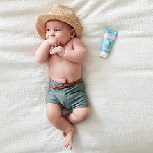 Load image into Gallery viewer, Babo Botanicals Baby Skin Mineral Sunscreen Lotion SPF 50 with 100% Zinc Oxide Active, Non-Greasy, Water-Resistant, Reef-Friendly, Fragrance-Free, Vegan - 3 oz.
