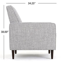 Load image into Gallery viewer, Christopher Knight Home Mervynn Mid-Century Modern Fabric Recliners, 2-Pcs Set, Light Grey Tweed
