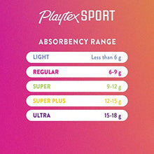 Load image into Gallery viewer, Playtex Sport Odor Shield Tampon, Super Absorbency, Unscented, 32 Count
