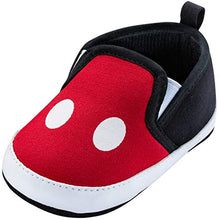 Load image into Gallery viewer, Disney Mickey Mouse Red and Black Infant Shoes (Red and Black, 12_Months)
