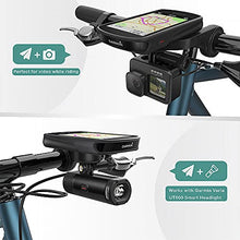 Load image into Gallery viewer, TUSITA Out Front Mount Compatible with Garmin Edge GPS Bike Computer, XOSS G/G+, iGPSPORT GPS - Cycling Handlebar 25.4mm 31.8mm Light Holder Gopro Camera Bracket - Extended Mount Road MTB Accessories

