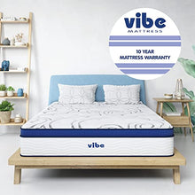 Load image into Gallery viewer, Vibe Quilted Gel Memory Foam and Innerspring Hybrid Pillow Top 12-Inch Mattress | CertiPUR-US Certified | Bed-in-a-Box Queen
