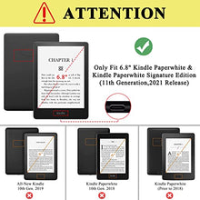 Load image into Gallery viewer, Soke Case for All-New Kindle Paperwhite,(Only Fit 11th Generation-2021 Release),Premium Slim Folio Cover with Auto Wake/Sleep for Kindle Paperwhite &amp; Signature Edition 6.8" E-Reader,Black
