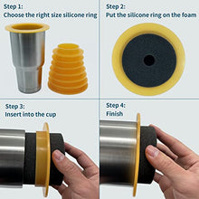 Load image into Gallery viewer, Tumbler Shields, Tumbler Shields for Epoxy Rims Protect The Cleanliness of The Cup Turner Foam While You are Making The Cup Turner, 7 Sizes, Cup Turner Kit
