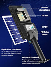 Load image into Gallery viewer, ENGREPO Solar Lights Outdoor, 1000LM 156 LEDs Solar Powered Motion Sensor Light, Security Waterproof Solar Flood Light for Yard, Fence, Garden, Patio, Front Door, Shed, Deck, Path. 4 Pack
