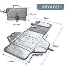 Load image into Gallery viewer, ISAMANNER Changing Pad - Portable Changing Pad, Baby Changing Pad, Portable Diaper Mat, Diaper Changing Pad, Baby Changing Mat, Baby Travel Kits, Baby Shower Gift, Travel Changing Pad with Pillow
