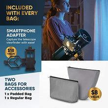 Load image into Gallery viewer, Multipurpose Telescope Case - Fits Most Telescopes - 40x10.6x7 inch - Bonus Smart Phone Adapter Included
