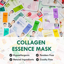 Load image into Gallery viewer, 2 Sets of Dermal Korea Collagen Essence Full Face Facial Mask Sheet 16 Combo A Pack
