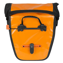Load image into Gallery viewer, Ibera Bike Pannier Bag - PakRak Clip-On Quick-Release Waterproof Bicycle Panniers (Pair) (ORANGE)
