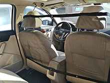 Load image into Gallery viewer, STARROAD-TIM Dog Car Barrier Vehicle Pet Barrier Backseat Mesh Dog Car Divider Net with Adjusting Rope and Hook Suitable for SUV Pickup and Small Car
