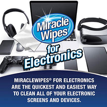 Load image into Gallery viewer, MiracleWipes for Electronics Cleaning - Screen Wipes Designed for TV, Phones, Monitors and More - (30 Count)

