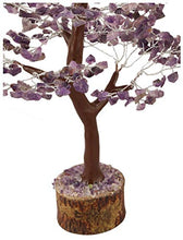 Load image into Gallery viewer, Crocon Amethyst Gemstone Money Tree Feng Shui Bonsai for Reiki Healing Chakra Stone Balancing Energy Generator Spiritual Meditation Home Interior Office Decor Size 10-12 Inch
