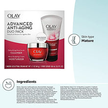 Load image into Gallery viewer, Olay Regenerist Micro-Sculpting Cream Face Moisturizer with Hyaluronic Acid &amp; Niacinamide (1.7 Oz) + Olay Regenerist Pore Scrub Cleanser (5.0 Oz) Skin Care Gift Set
