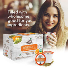 Load image into Gallery viewer, Super Organics Metabolism Oolong Tea Pods With Superfoods &amp; Probiotics | Keurig K-Cup Compatible | Weight &amp; Metabolism, Slim Tea | USDA Certified Organic, Vegan, Non-GMO, Natural &amp; Delicious Tea, 12ct
