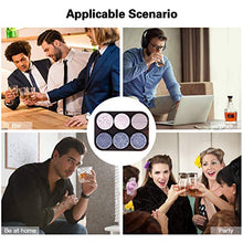 Load image into Gallery viewer, 6 Pack Whiskey Stones - Whiskey Stones Set of Round Granite Whiskey Rocks with Elegant Wooden Storage Tray for Chilling Beverages
