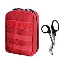 Load image into Gallery viewer, Tactical MOLLE EMT Pouch Medical Utility Bag 1000D Nylon with First Aid Patch and Shear
