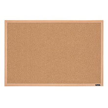 Load image into Gallery viewer, Quartet Cork Board Bulletin Board, 23" x 35" Framed Corkboard, Oak Frame, Decorative Hanging Pin Board, Perfect for Office &amp; Home Decor, Home School Message Board or Vision Board (35-380352)
