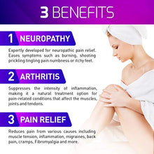 Load image into Gallery viewer, Neuropathy Nerve Pain Relief Cream - Maximum Strength Relief Cream for Foot, Hands, Legs, Toes Includes Arnica, Vitamin B6, Aloe Vera, MSM - Scientifically Developed for Effective Relief 2oz…
