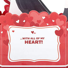 Load image into Gallery viewer, Hallmark Paper Wonder Pop Up Valentines Day Card with Sound and Motion (Dog)
