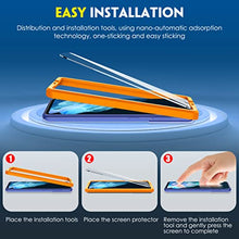 Load image into Gallery viewer, [3+2 Pack] UniqueMe Compatible with Samsung Galaxy S21 FE 5G (Not for Samsung Galaxy S21) Screen Protector Tempered Glass and Camera Lens Protector [Easy Installation Frame] HD Clear [Anti-Scratch]
