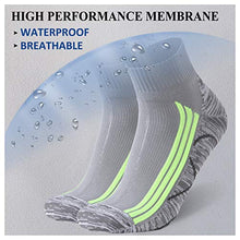 Load image into Gallery viewer, SuMade Warm Waterproof Motorcycle Socks,Mens High Performance Military Outdoor Full Cushioned Performance Wicking Dry Fit Hiking Fishing Wading Socks 1 Pair (White,Large)
