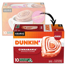 Load image into Gallery viewer, Dunkin' Bakery Series Cinnamon Coffee Roll Flavored Coffee, 10 Keurig K-Cup Pods
