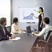 Load image into Gallery viewer, VIZ-PRO Magnetic Dry Erase Board, 36 X 24 Inches, Silver Aluminium Frame
