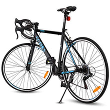 Load image into Gallery viewer, Goplus Commuter Bike Road Bike Quick Release Aluminum 700C 21 Speed (Black)

