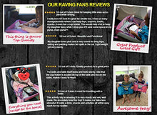 Load image into Gallery viewer, CarSeat Tray -Toddler Travel Tray- Keep Kids Occupied &amp; Entertain for Hours, Road Trips Essential For Kids, Sturdiest &amp; Most Comfortable Travel Tray for Car Seat (Pink)
