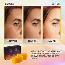 Load image into Gallery viewer, Valitic Kojic Acid Dark Spot Remover Soap Bars with Vitamin C, Retinol, Collagen, Turmeric - Original Japanese Complex Infused with Hyaluronic Acid, Vitamin E, Shea Butter, Castile Olive Oil (4-Pack)
