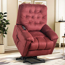 Load image into Gallery viewer, Lift Chairs for Elderly - Lift Chairs Recliners Lift Sofa Electric Recliner Chairs with Remote Control Soft Fabric Lounge
