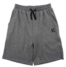 Load image into Gallery viewer, Kid Nation Kids Unisex 2 Packs 100% Cotton Casual Pull on Shorts for Boys and Girls M Olive + Heather Charcoal Gray

