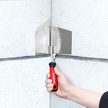 Load image into Gallery viewer, Goldblatt 2 Piece Drywall Corner Tool Set, 5'' Outside Corner Knife &amp; 3-1/2'' Inside Corner Knife, with Soft Grip Handle - Stainless Steel Sheetrock External Corner Trowel &amp; Internal Corner Trowel
