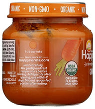 Load image into Gallery viewer, Happy Baby, Baby Food Jar Stage 1 Carrots Organic, 4 Ounce
