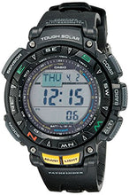 Load image into Gallery viewer, Casio Men's Pro Trek Stainless Steel Quartz Watch with Resin Strap, Black, 18 (Model: PAG240-1CR)
