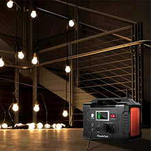 Load image into Gallery viewer, 200W Portable Power Station, FlashFish 40800mAh Solar Generator with 110V AC Outlet/2 DC Ports/3 USB Ports, Backup Battery Pack Power Supply for CPAP Outdoor Advanture Load Trip Camping Emergency.
