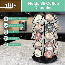 Load image into Gallery viewer, Nifty Solutions Nifty Carousel Coffee pod Holders, me &amp; large, Black
