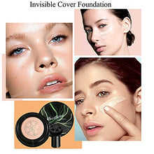 Load image into Gallery viewer, Mushroom Head Air Cushion CC Cream - Mushroom Head Foundation / Long Lasting Nude Matte Concealer, Oil Control/ Moisturizing BB Cream Makeup (NATURAL)
