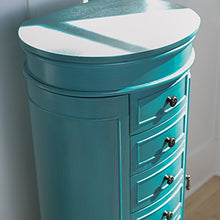 Load image into Gallery viewer, Hives and Honey Bailey Jewelry Armoire, Turquoise
